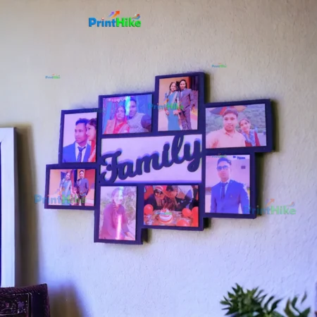 Family Bond 8 Photo Collage Frame