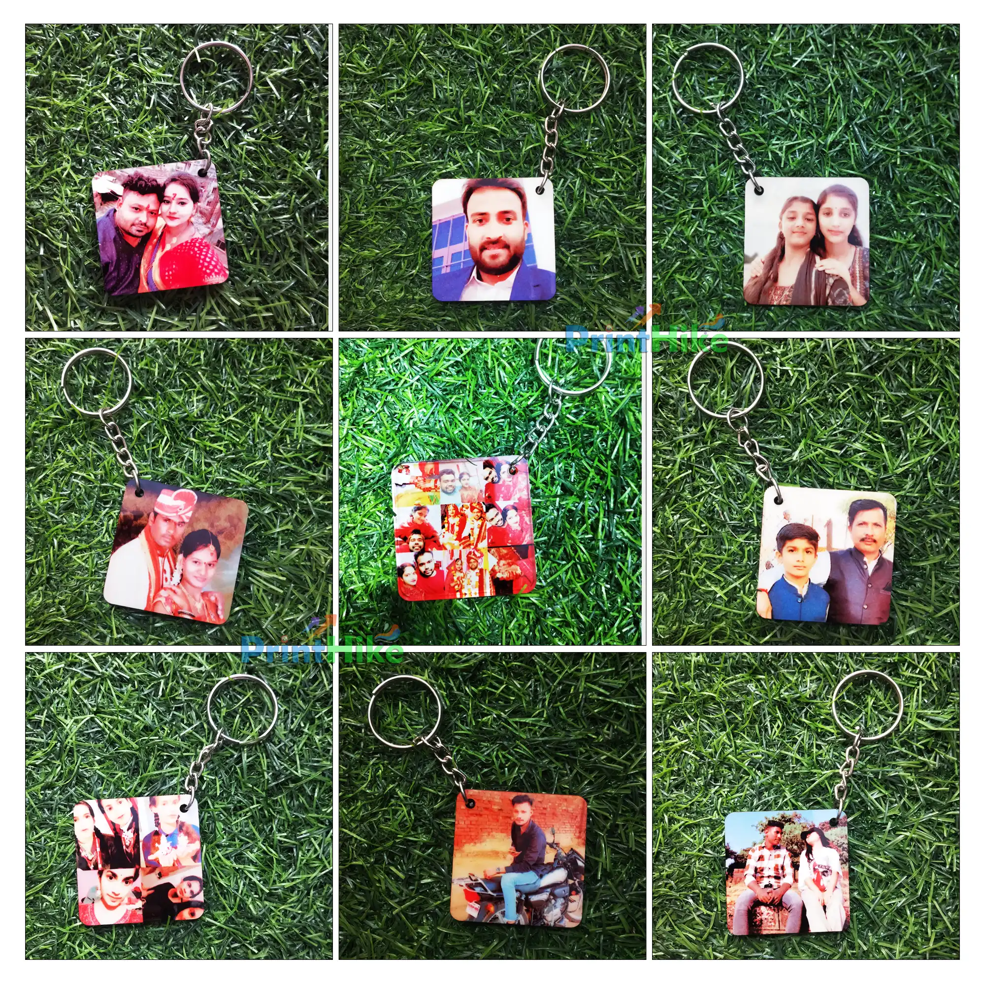Square Shape Custom Keychain – Perfect Gift for Any Occasion